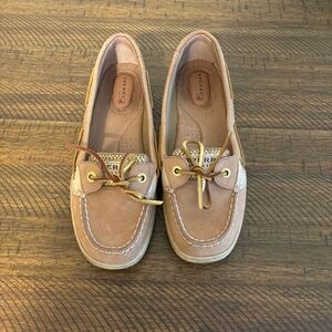 Sperry Women’s Gold and Tan Top-Sider